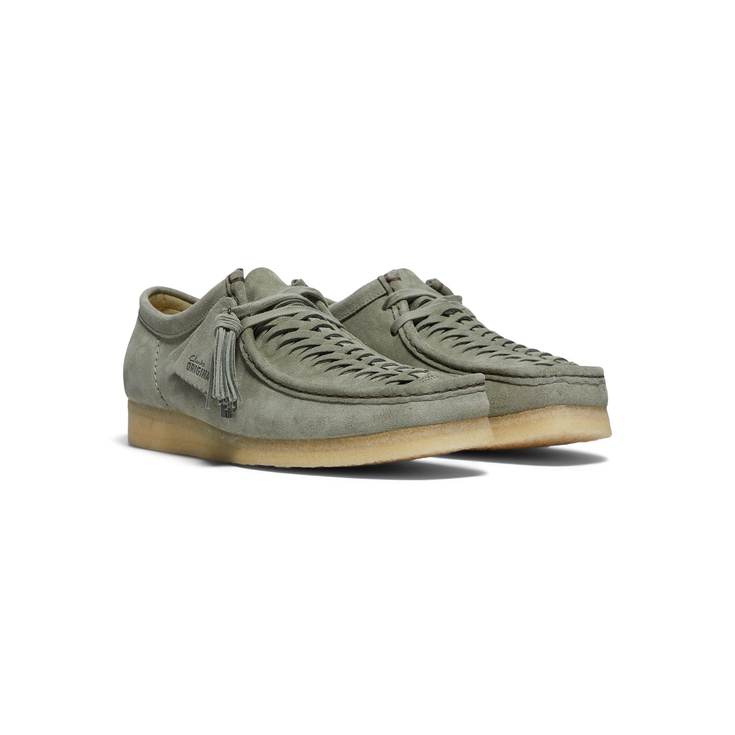 Clarks Wallabee Weave (Sage Suede)