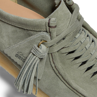 Clarks Wallabee Weave (Sage Suede)