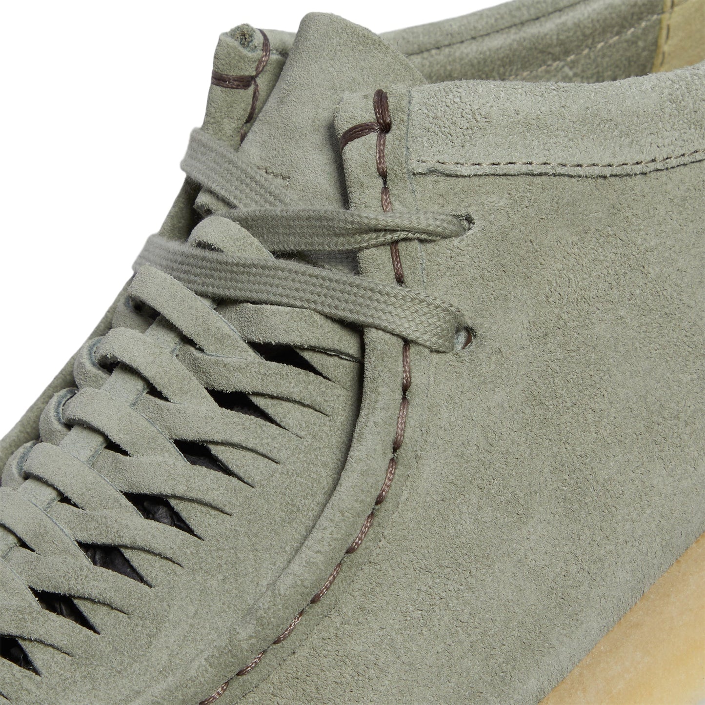 Clarks Wallabee Weave (Sage Suede)