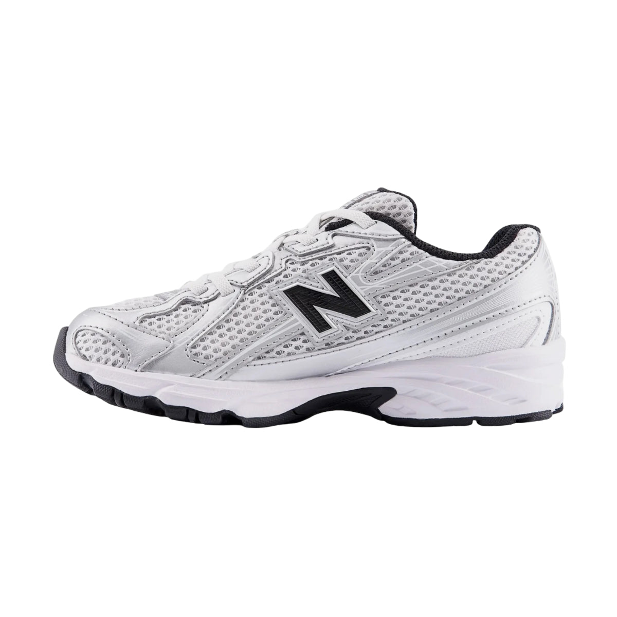 New Balance 740 Bungee Lace Grey Black (PS)