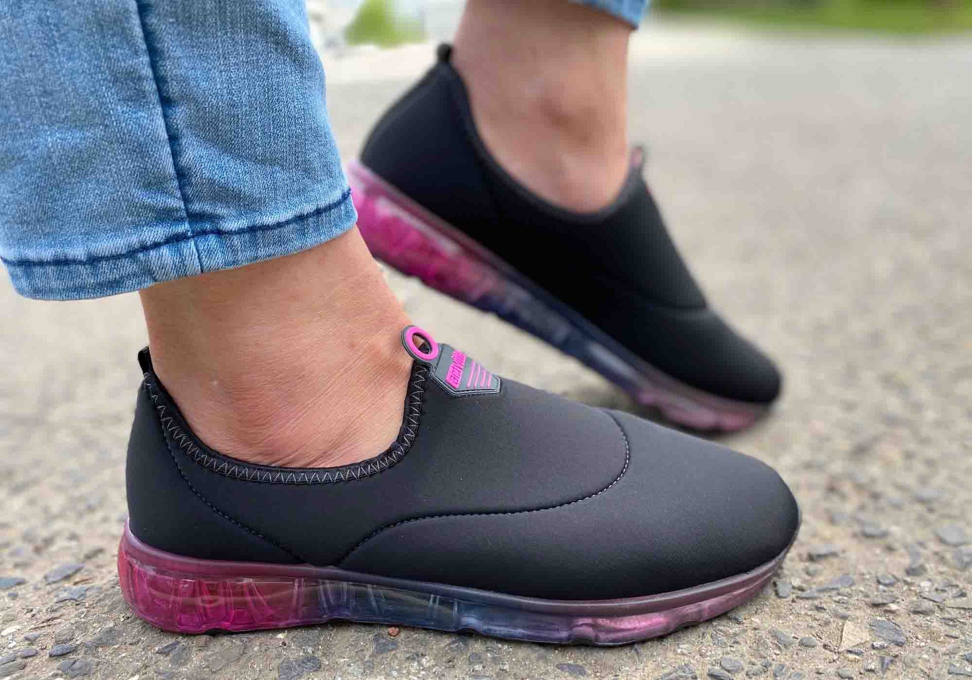 Actvitta Rush Womens Cushioned Slip On Active Shoes Made In Brazil