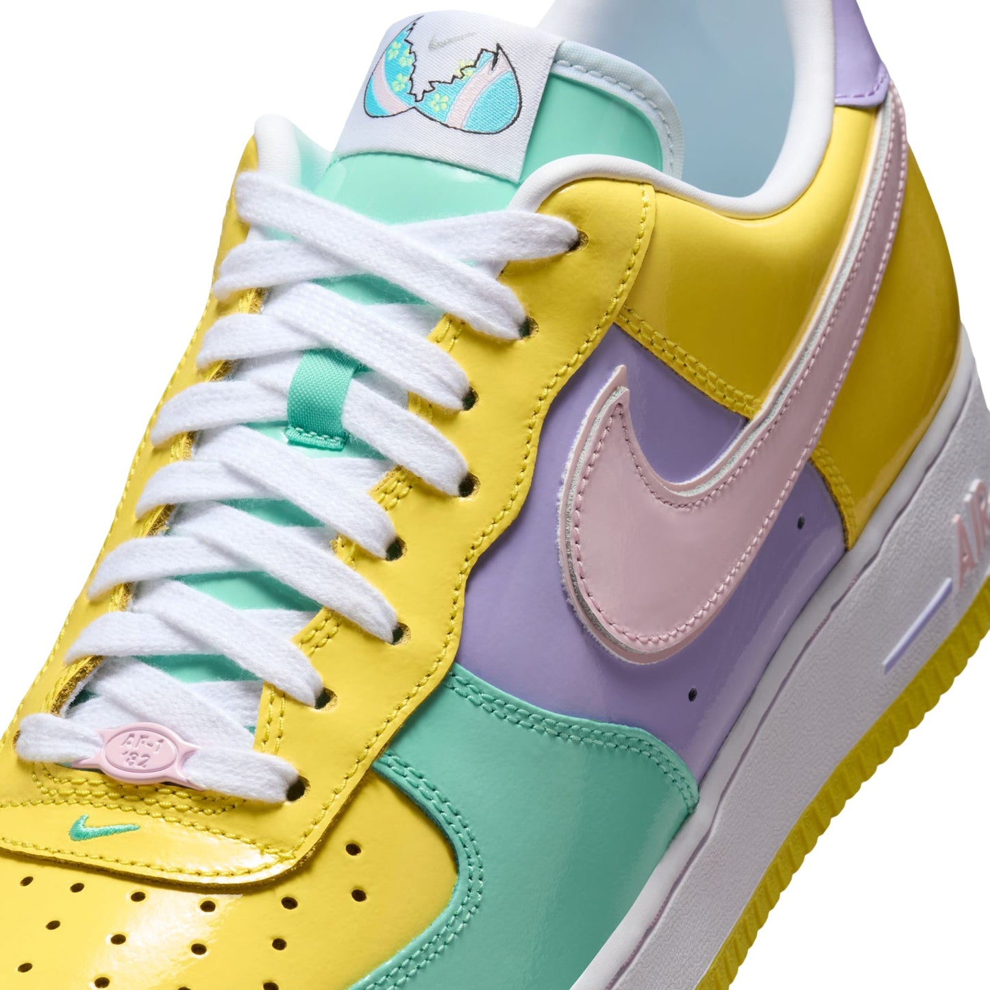 Nike Air Force 1 '07 (Yellow Pulse/Pink Foam-Hydrangeas)