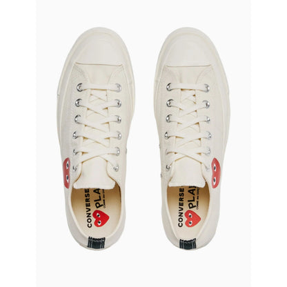 Converse Chuck Taylor All Star 70 Ox Comme des Garcons PLAY Single Heart Milk