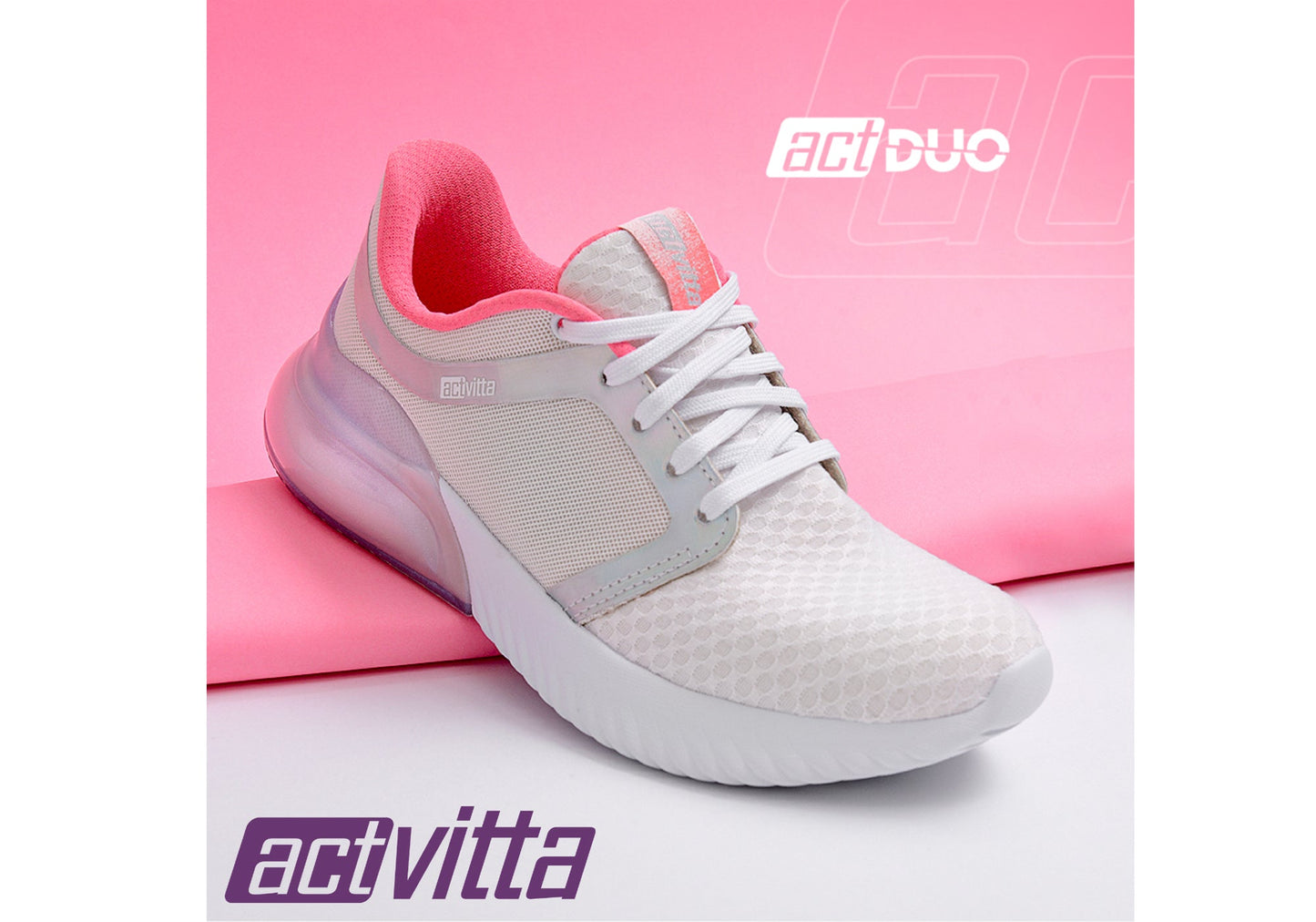 Actvitta Transcend Womens Cushioned Active Shoes Made In Brazil