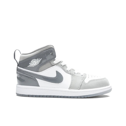 Jordan 1 Mid SE White Medium Grey Cool Grey (PS)