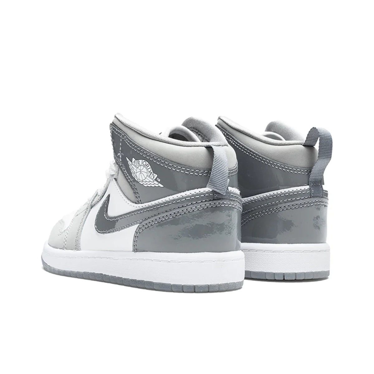 Jordan 1 Mid SE White Medium Grey Cool Grey (PS)