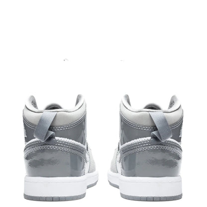 Jordan 1 Mid SE White Medium Grey Cool Grey (PS)