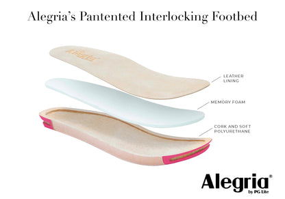 Alegria Keli Womens Comfortable Leather Professional Slip On Shoes