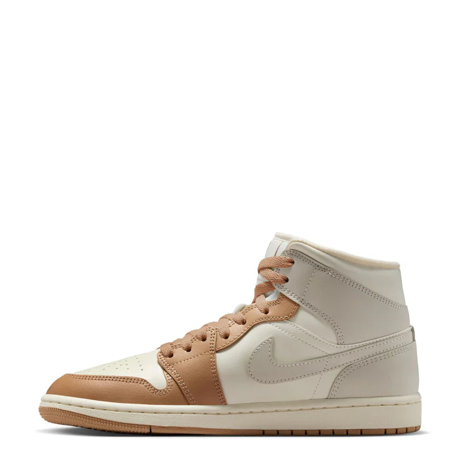 Jordan 1 Mid Tan Toe (W)