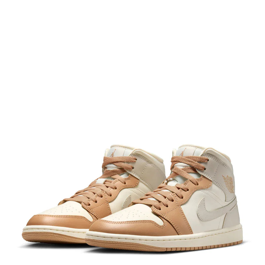 Jordan 1 Mid Tan Toe (W)