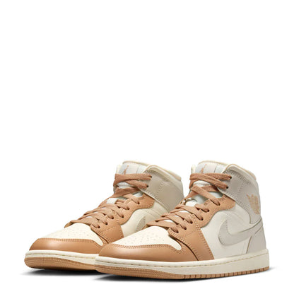 Jordan 1 Mid Tan Toe (W)