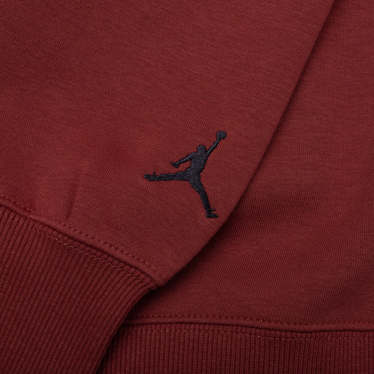 Jordan Brooklyn Fleece Holiday Crewneck Redstone Black