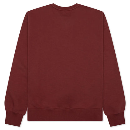 Jordan Brooklyn Fleece Holiday Crewneck Redstone Black