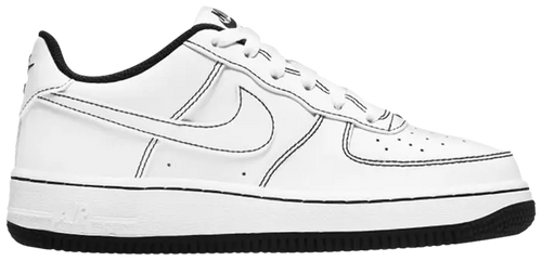 Nike Air Force 1 Low 07 Contrast Stitch White Black (GS)