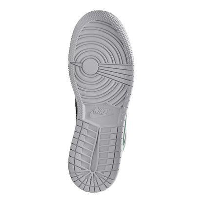 Jordan 1 Mid White Pure Platinum Pine Green (GS)
