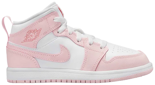 Jordan 1 Mid Pink Foam Fire Red White (PS)