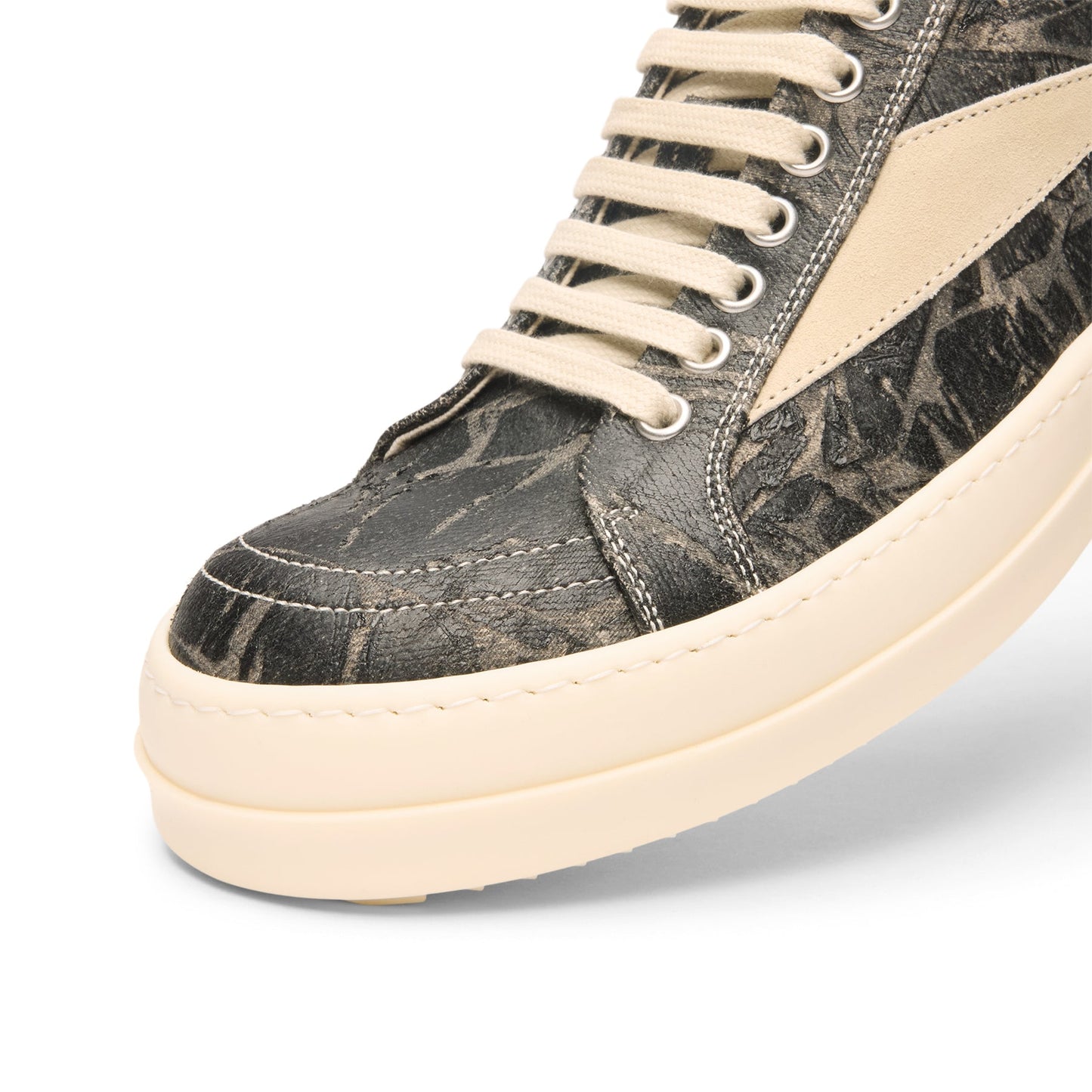 DRKSHDW DRKSHDW Vintage Sneaks (Black washed foil/Milk/Milk)