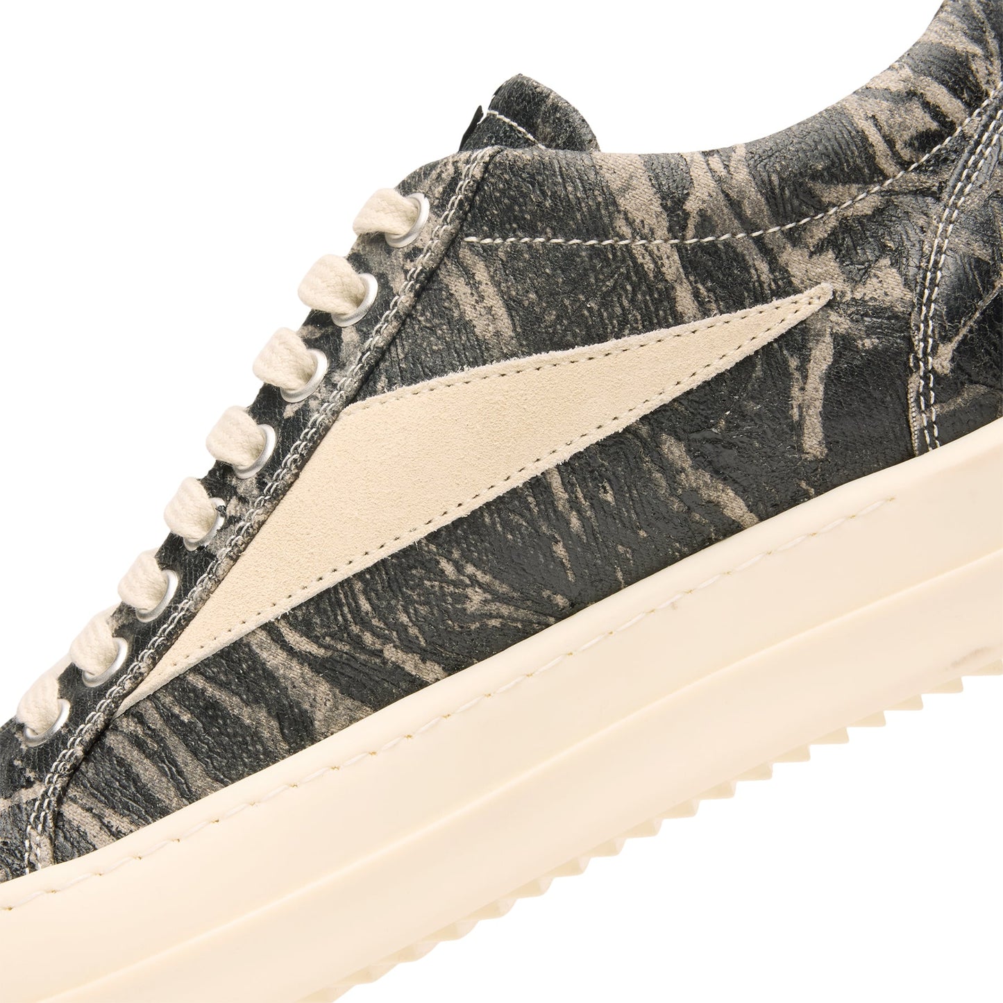 DRKSHDW DRKSHDW Vintage Sneaks (Black washed foil/Milk/Milk)