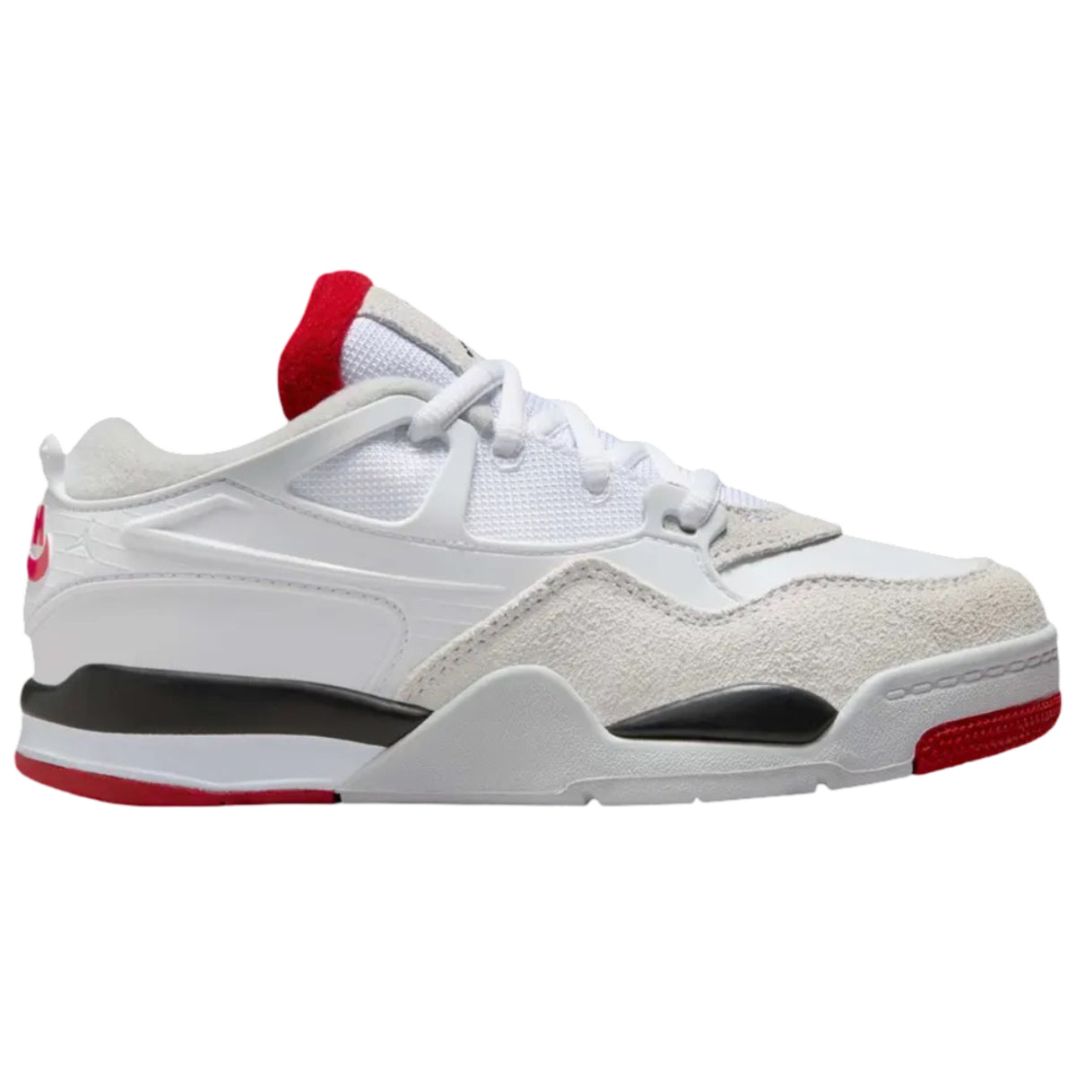 Jordan 4 RM White Black Neutral Grey Varsity Red (PS)