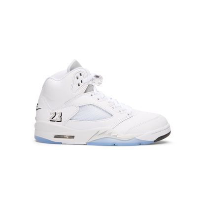 Jordan Air Jordan 5 Retro "White Metallic" (White/Black-Metallic Silver)