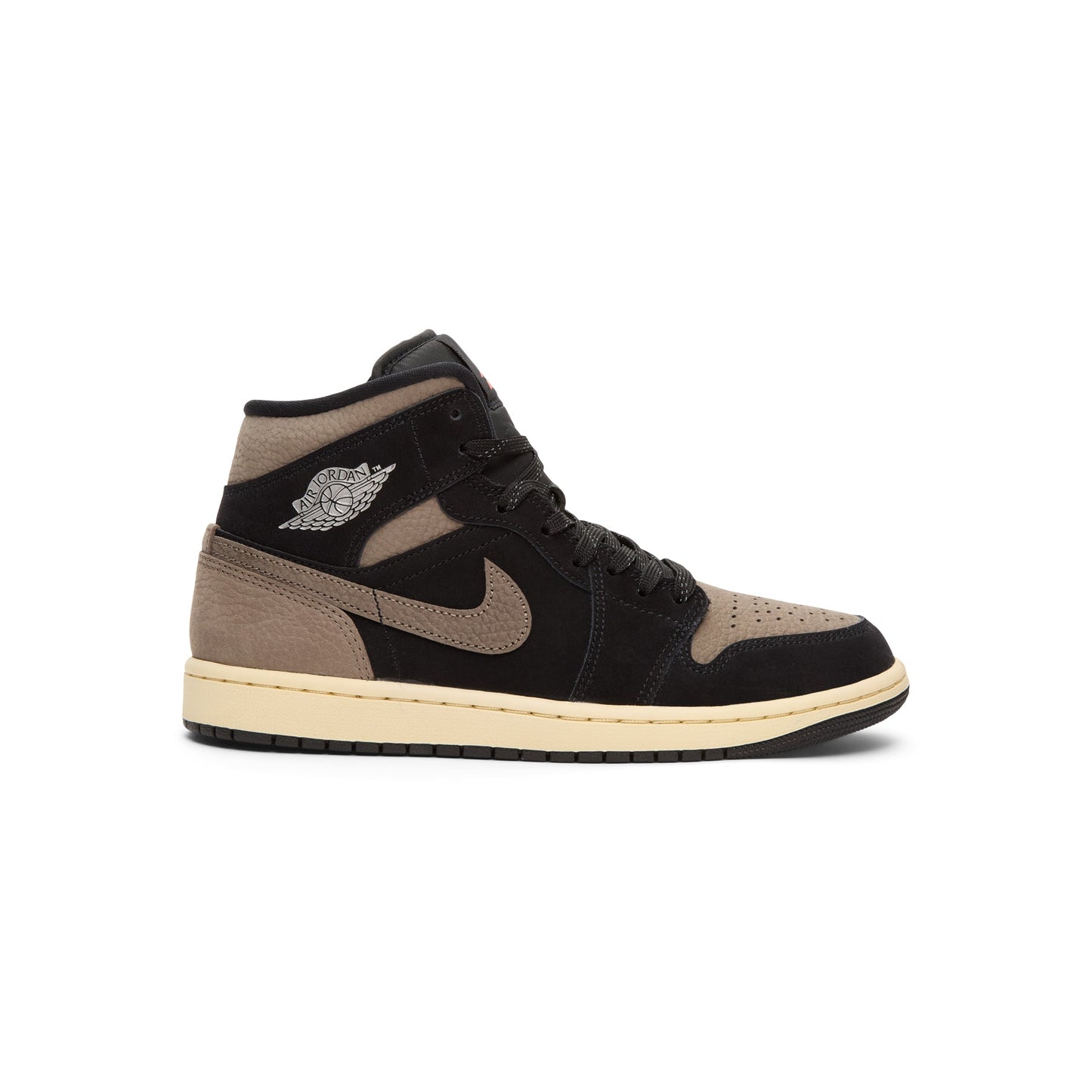Jordan Air Jordan 1 Mid SE (
Black/Olive Grey-Lt Wild Mango)