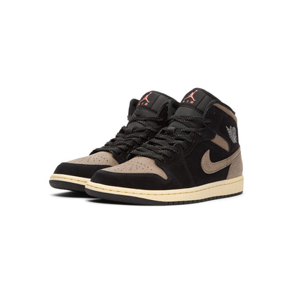 Jordan Air Jordan 1 Mid SE (
Black/Olive Grey-Lt Wild Mango)