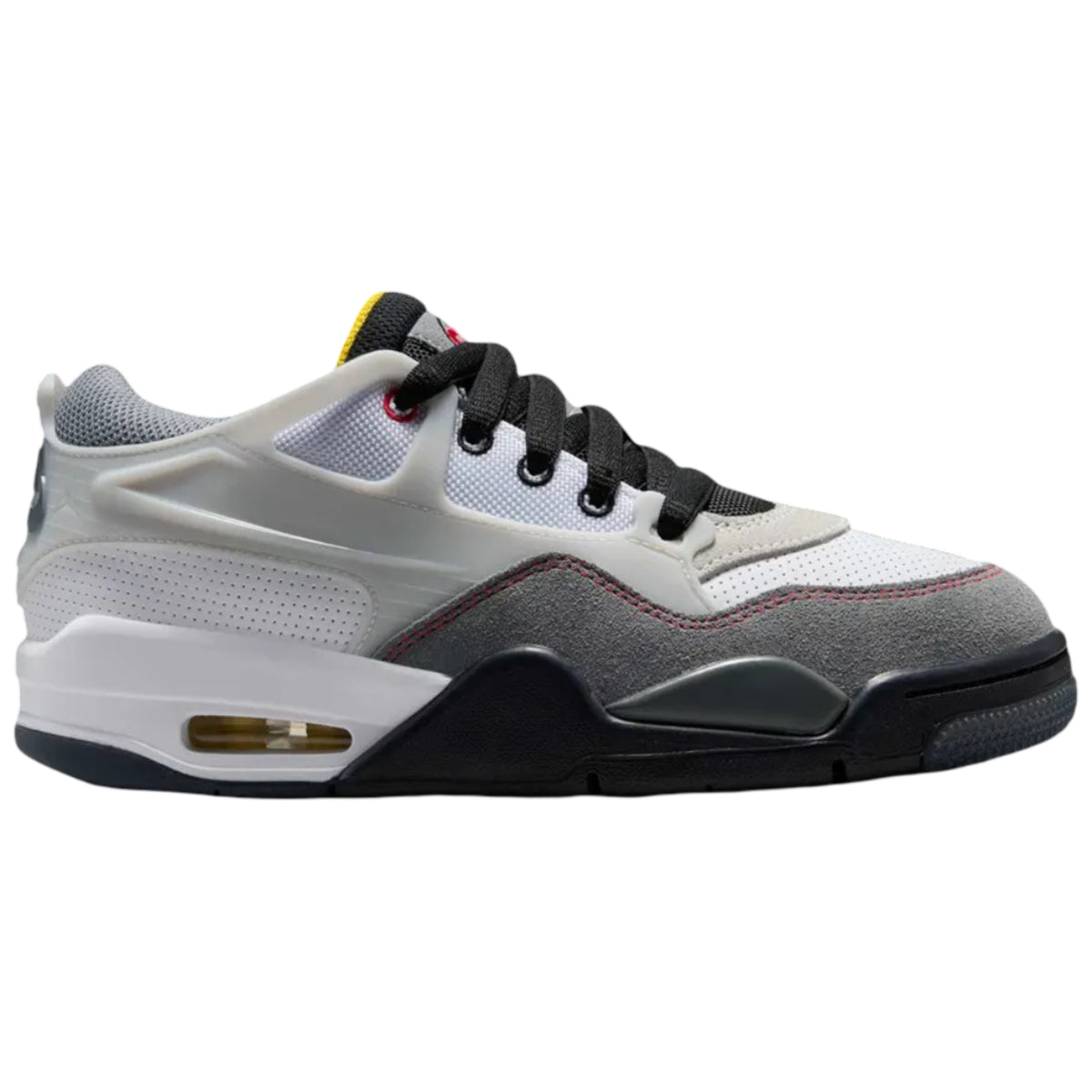 Jordan 4 RM Premium White Black Smoke Grey Fire Red (GS)