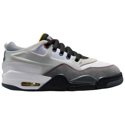 Jordan 4 RM Premium White Black Smoke Grey Fire Red (GS)