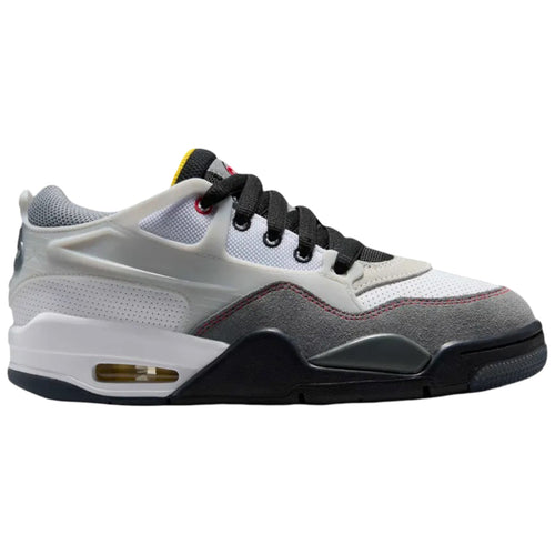 Jordan 4 RM Premium White Black Smoke Grey Fire Red (GS)