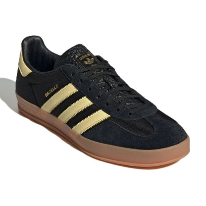 Adidas Originals Gazelle Indoor Core Black Almost Yellow Gum