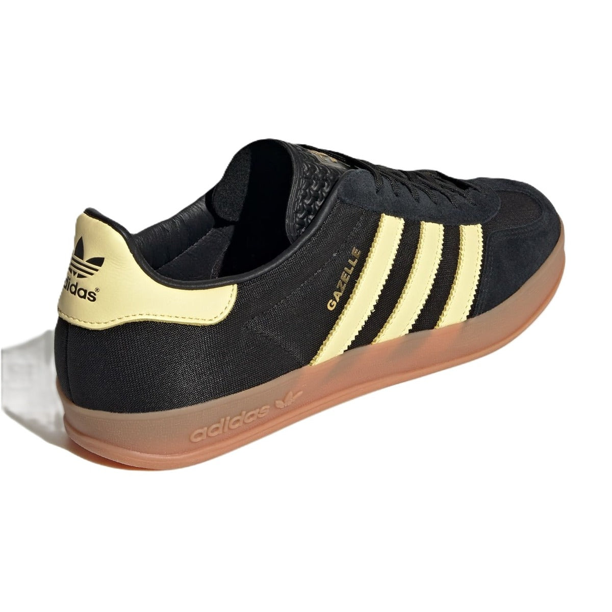 Adidas Originals Gazelle Indoor Core Black Almost Yellow Gum