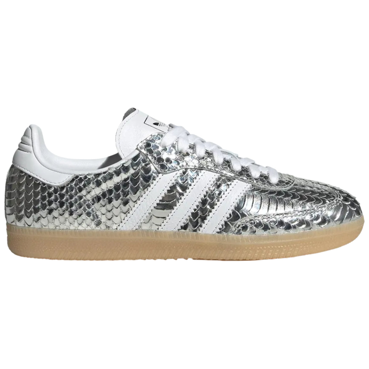adidas Samba OG Patent Snakeskin Silver Metallic (W)