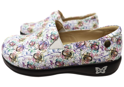 Alegria Keli Womens Leather Professional Slip On Shoes