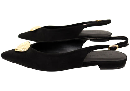 Billini Marcello Womens Comfortable Pointed Toe Sling Back Shoes