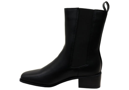 Billini Leyton Womens Comfortable Low Heel Ankle Boots