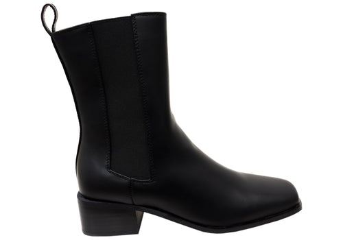 Billini Leyton Womens Comfortable Low Heel Ankle Boots