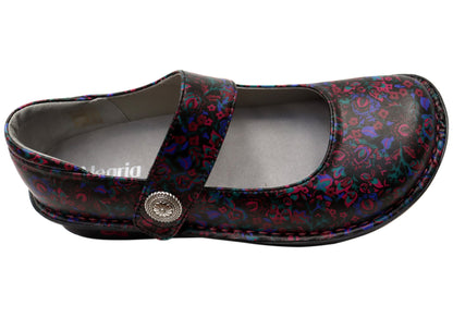 Alegria Paloma Womens Comfortable Leather Mary Jane Shoes Wunderkind
