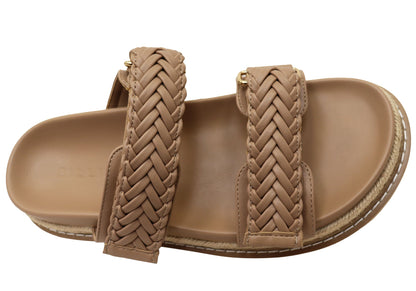 Billini Alva Womens Comfortable Platform Slides Sandals