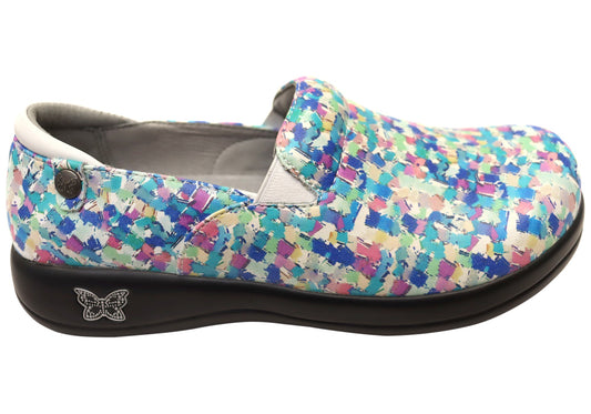 Alegria Keli Womens Leather Professional Slip On Shoes