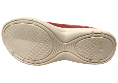 Adrun Lander Womens Comfortable Slip On Shoes Made In Brazil