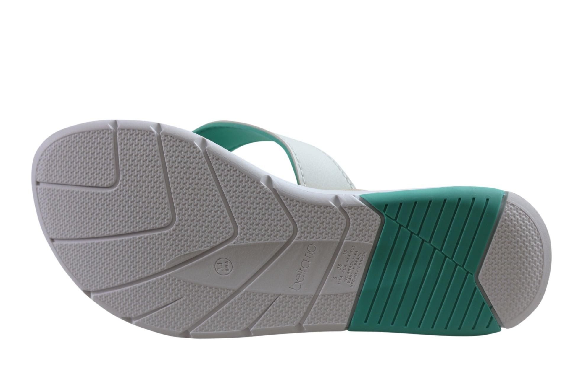 Beira Rio Conforto Beachly Womens Comfort Thongs Made In Brazil