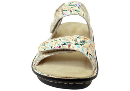 Alegria Verona Womens Comfortable Leather Sandals Summer Thyme