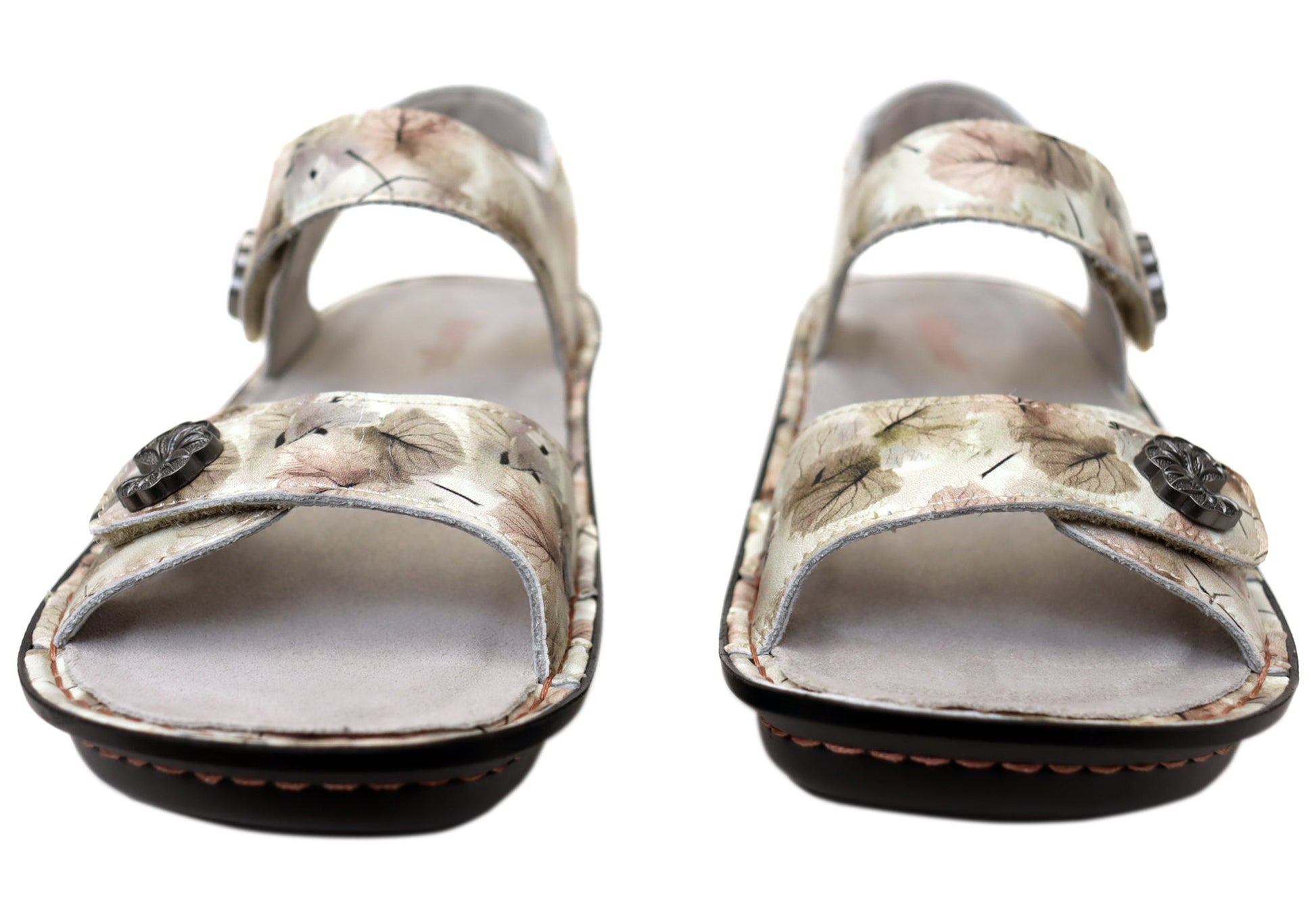 Alegria Vienna Womens Comfortable Leather Sandals Soft As I Leaf You