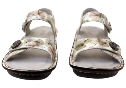 Alegria Vienna Womens Comfortable Leather Sandals Soft As I Leaf You