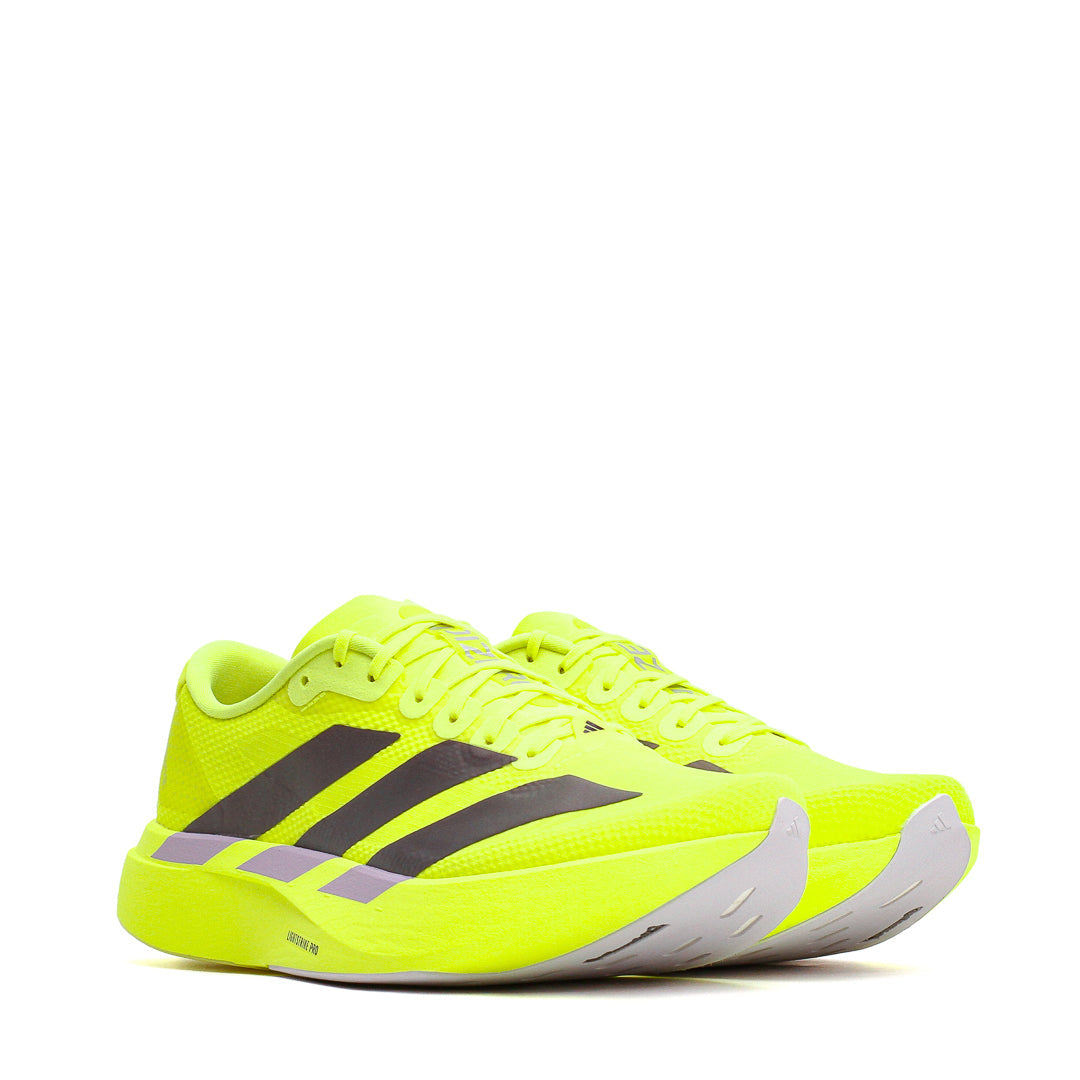 Adidas Women Adizero EVO SL Woven Solar Yellow Plum JR4731