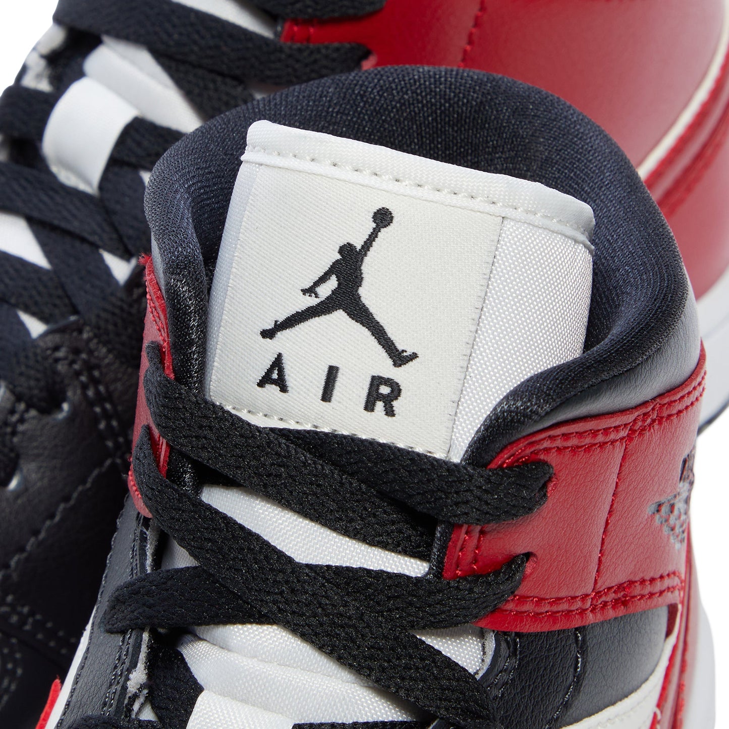 Nike Womens Air Jordan 1 Mid (Sail/Gym Red/Off Noir/White)