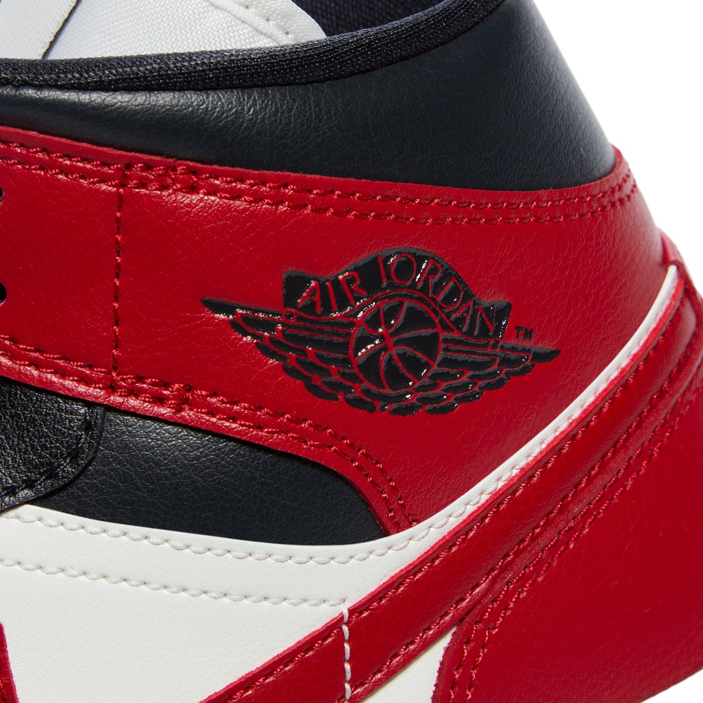 Nike Womens Air Jordan 1 Mid (Sail/Gym Red/Off Noir/White)