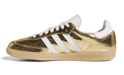 adidas Samba OG Gold Metallic Cracked Leather (W)