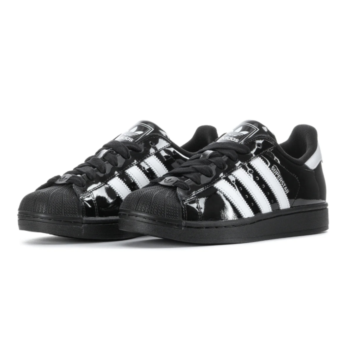 adidas Superstar II Black Patent White (GS)