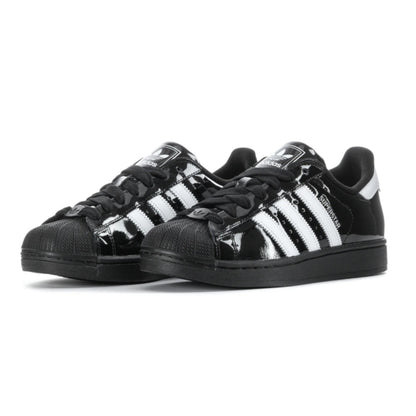 adidas Superstar II Black Patent White (GS)